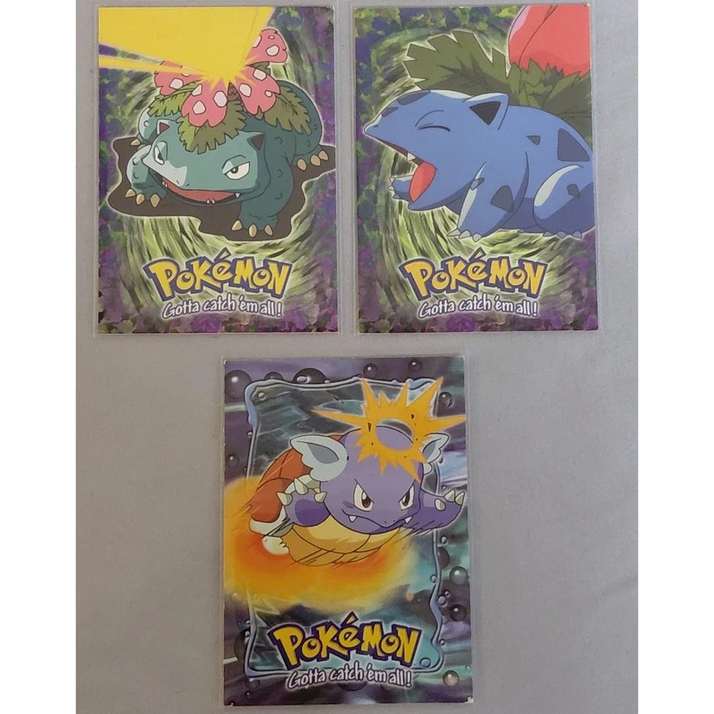 1999 Topps Pokemon First Movie EVOLUTION LOT Venusaur E3 Wartortle E8 Ivysaur E2